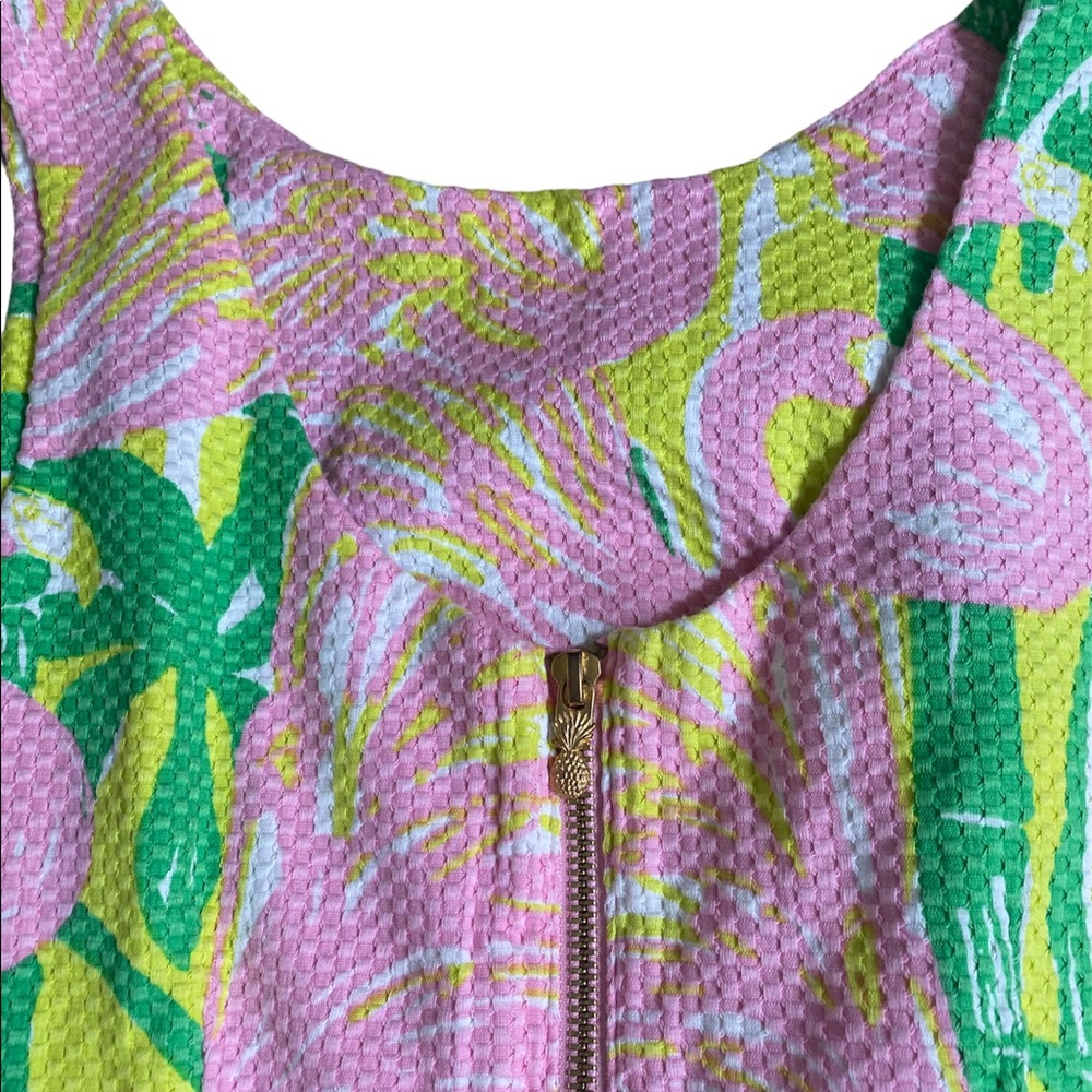 Lilly Pulitzer For Target Fan Dance Flamingo 20th Anniversary Shift Dress - Picture 8 of 16